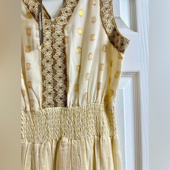 Bohemian Cotton Maxi Dress NWT - Picture 9 of 10